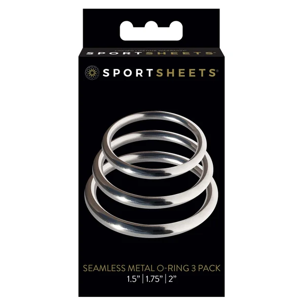 Sportsheets Metal O Ring - Pack Of 3