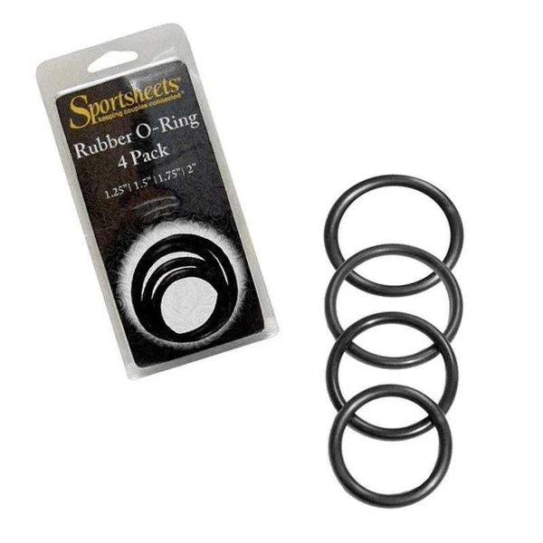 Sportsheets Rubber O-Ring 4pk