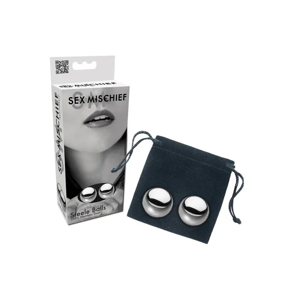 Sportsheets Sex & Mischief Steele Balls Stainless Steel
