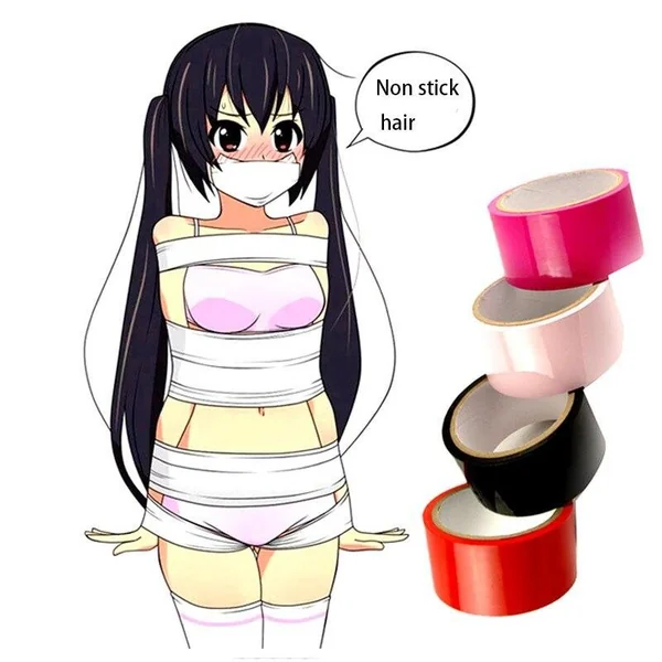 Static Bondage 5 Color Tape Anti-stick Hair Restraints Sex Flirting Toys For Couples Role Play Adult Fun Games Erotic Toys BDSM