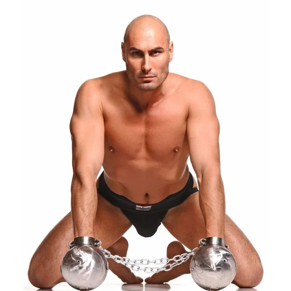 Steel Bondage Fist Mitts