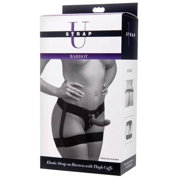 Strap U Bardot Elastic Strap-on Harness W/thigh Cuffs