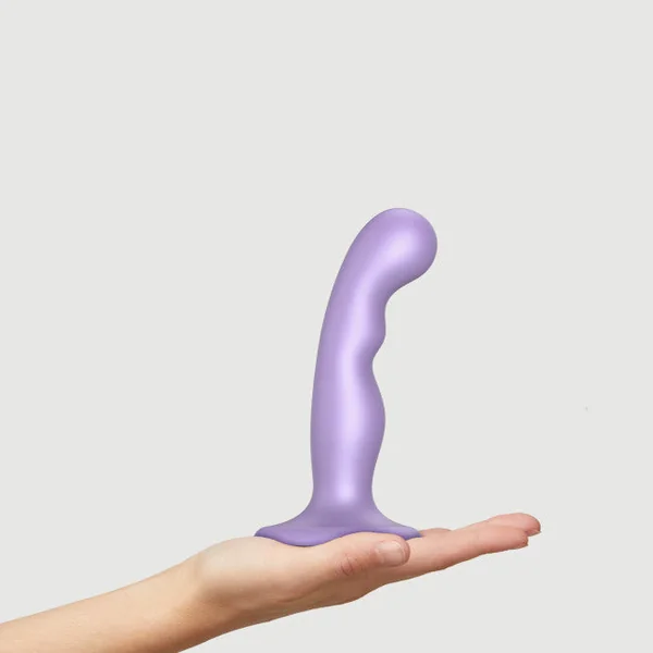 Strap-On-Me Dildo Plug P & G Silicone Curved Rounded Tip Ultra Soft Harness Compatible Sex Toy