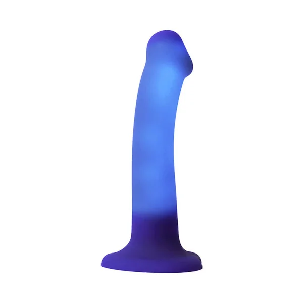 Strap-On-Me Glow-LED Rechargeable Light Up Flexible Soft Silicone Dildo