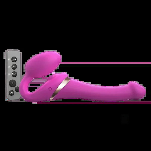 Strap-on-me® Multi Orgasm Bendable Strap-On – FUCHSIA