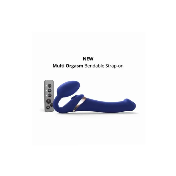 Strap-on-me® Multi Orgasm Bendable STRAP-ON Night Blue