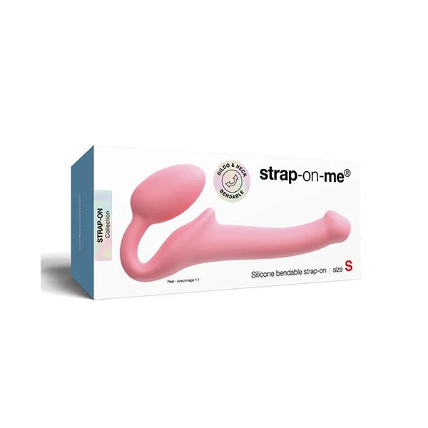 Strap-on-Me Semi-Realistic Bendable Strap-on - Pink SM