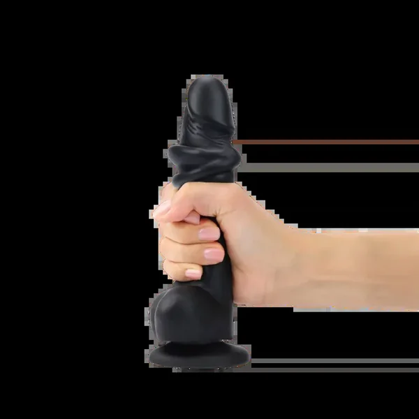 Strap-on-me® Sliding Skin Realistic Dildo Black
