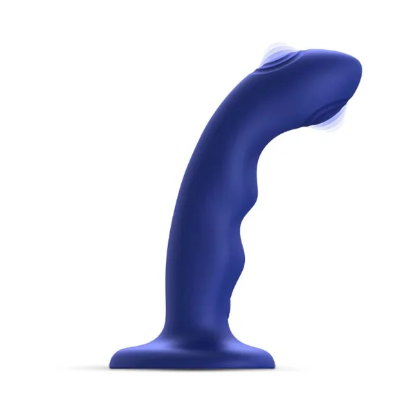 Strap-On-Me Tapping Curved Rechargeable Harnessable Dildo Wave