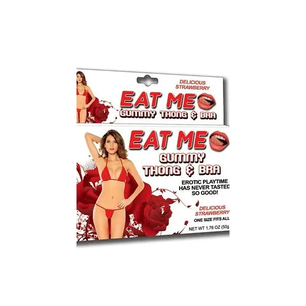 Strawberry Gummy Bra & Thong