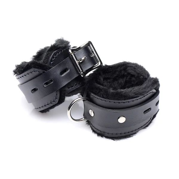 Strict Leather Premium Fur Lined Locking Restraints
