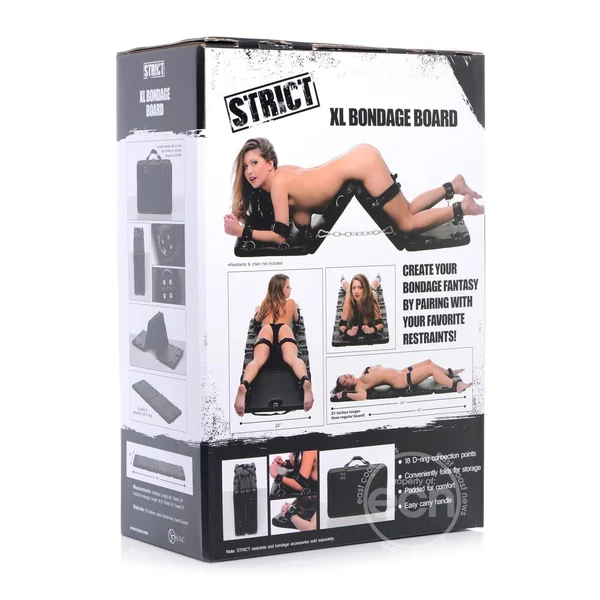 Strict XL Bondage Board - Black