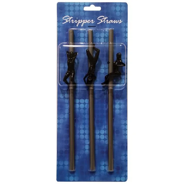 Stripper Straws - Female Pack Of 3