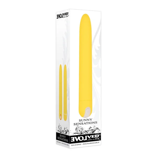 Sunny Sensations Rechargeable Vibrator - Yellow