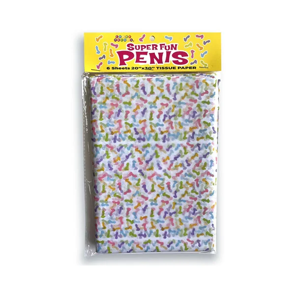 Super Fun Penis Tissue Paper