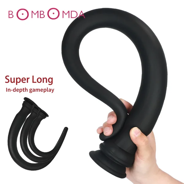 “Super Long Black Dick” Butt Plug