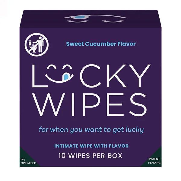 Sweetums Lucky Wipes Cucumber Flavor 10-Pack