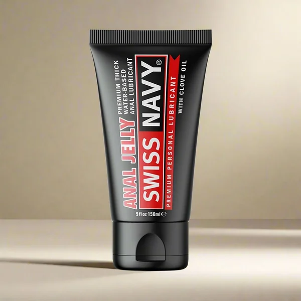 Swiss Navy Anal Jelly - Premium Thick Water-Based Anal Lubricant 5 oz (150 mL)