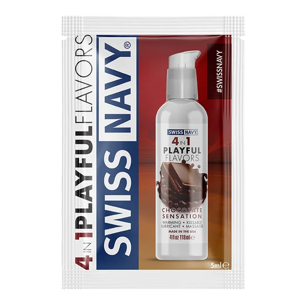 SWISS NAVY Playful Flavors 4 in 1 Chocolate Sensation
