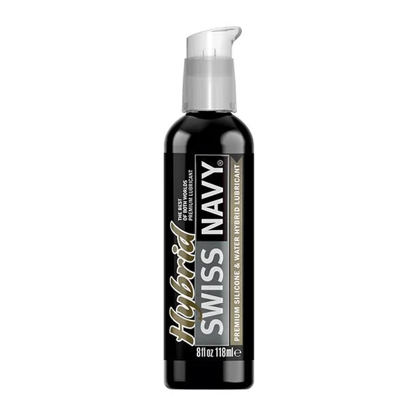 Swiss Navy Premium Hybrid Lubricant - 8 oz Bottle
