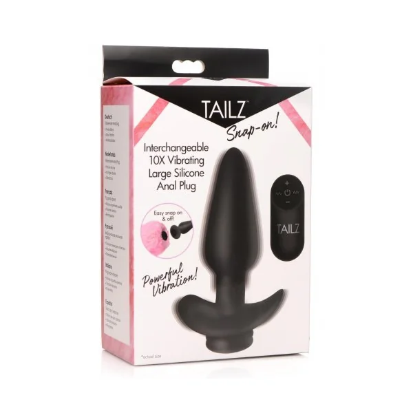 Tailz Snap-On Vibrating Interchangeable Anal Plug