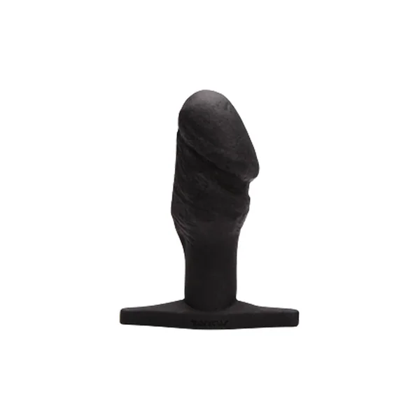 Tantus Cock Black Silicone Anal Plug