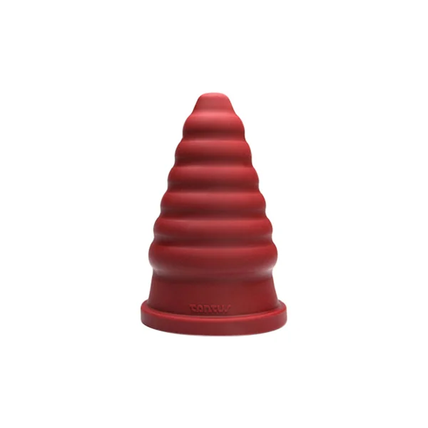 Tantus Cone Ripple Extra Girthy Silicone Butt Plug