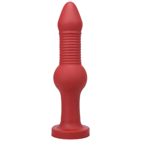 Tantus Fido Girthy Silicone Middle Knot And Ribbed Fantasy Shaped Dildo
