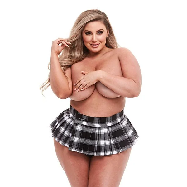 Teacher's Pet Sexy School Girl Skirt - Black QN