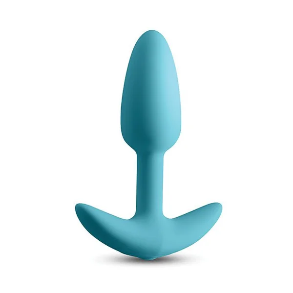 Techno Trance App Controlled Vibrating Anal Plug With Remote in Blue