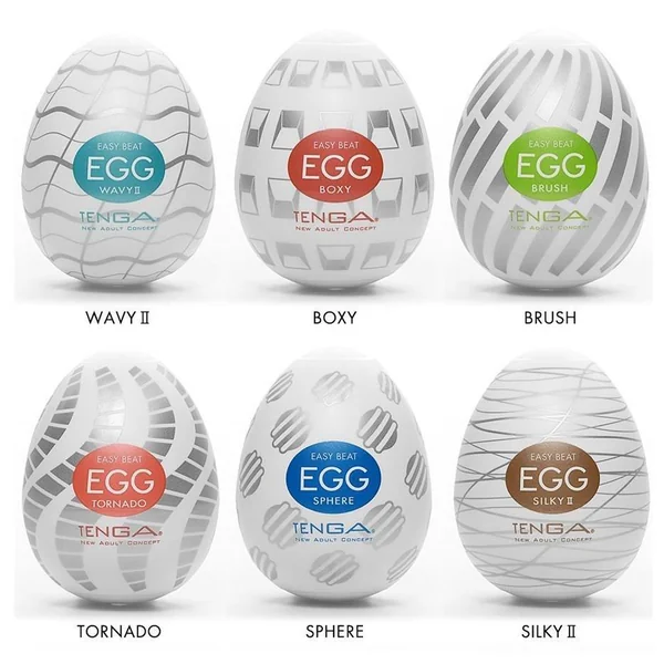 TENGA Egg Masturbator New Standard (1 Single Egg) - Choose From 6 Textures!