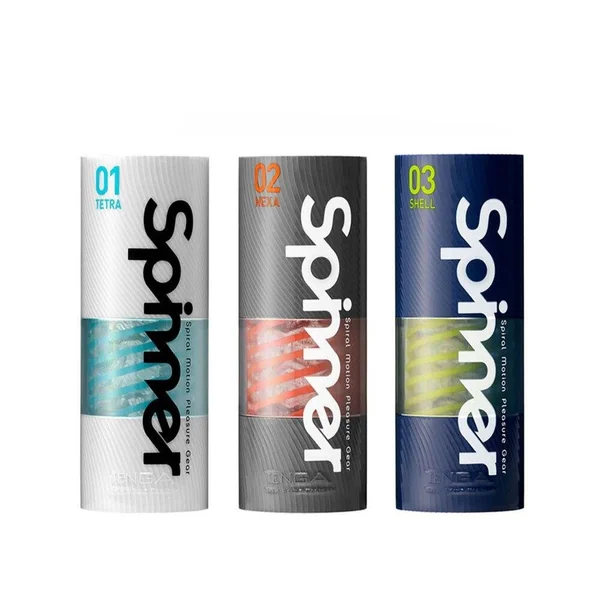 TENGA SPINNER Male Masturbator Cup Vagina Real Pussy Reusable Spiral Silicone Sex Aircraft Cup Sex Toys For Men Masturbation cup