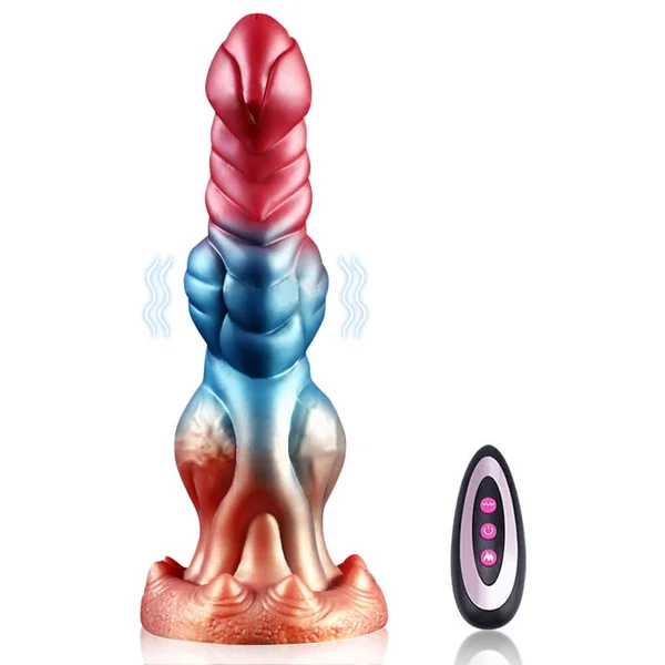 Terry - 10 Inch Thrusting Dildo - Fantasy Knotted Dildo