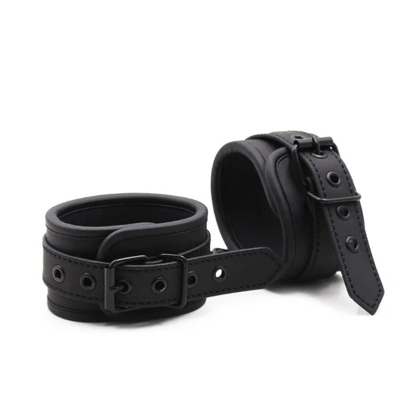 Thierry Sexy Adjustable PU Leather Handcuff Ankle Cuff Restraints Bondage Sex Toy Restraints Sex Bondage Exotic Accessories
