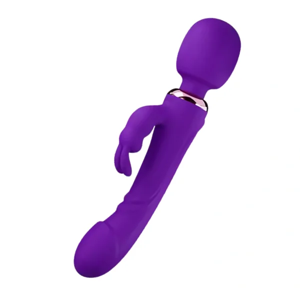 ThrillThrone – Triple Rabbit Wand and Dildo