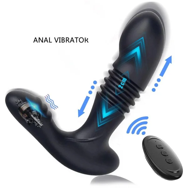 Thrusting Butt Plug Vibrator Sex Toys For Men Dildo Prostate Massage Anal Plug Sex Shop Toys For Adult 18 Gay Male Masturbator