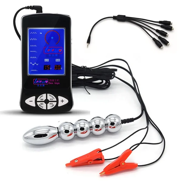 Tool Toy Electric Shock Butt Plug Vaginal Plug Nipple Clamp
