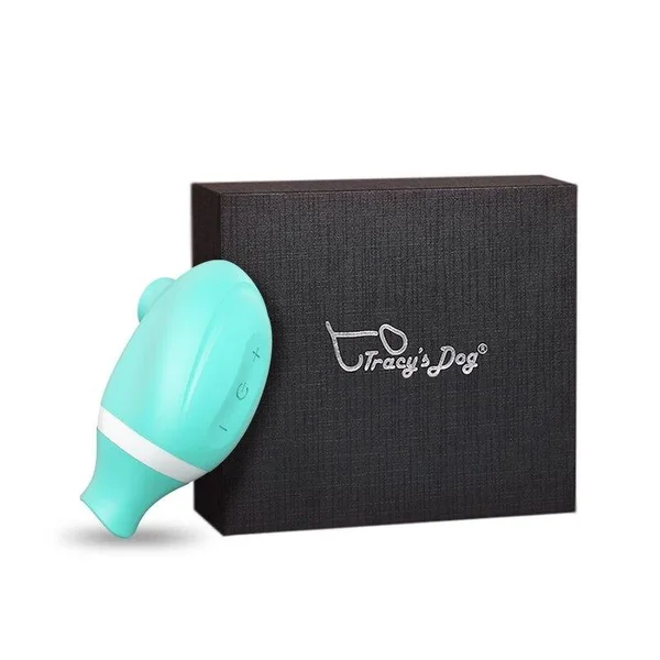Tracy’s Dog 2 In 1 Licking & Sucking Vibrator For Women Clitoris Vibrator Sex Toys Oral Sex Toy With 7 Modes