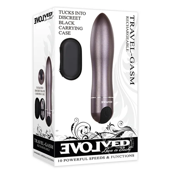 Travel Gasm Rechargeable Bullet - Gun Metal
