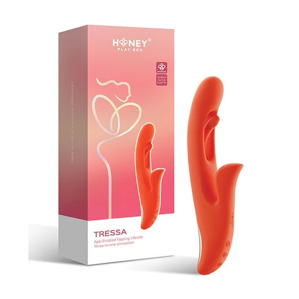 Tressa App-Enabled Tapping Vibrator G-Spot and Clitoris Stimulation