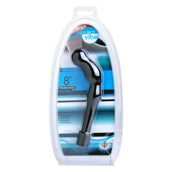 Trinity Men Ergo P-Spot Vibrator - Black