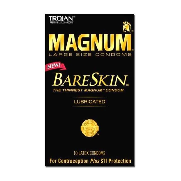 Trojan Magnum BareSkin Condoms - 10 Pack