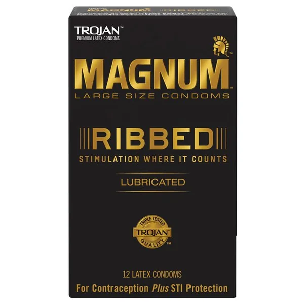 Trojan Magnum Ribbed Condoms