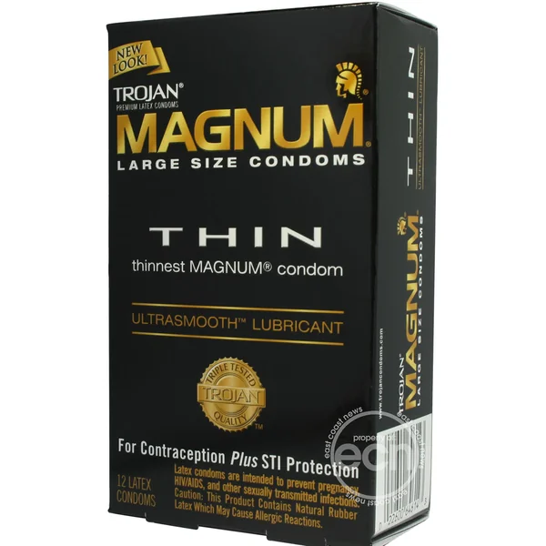 Trojan Magnum Thin Lubricated 12 Pack