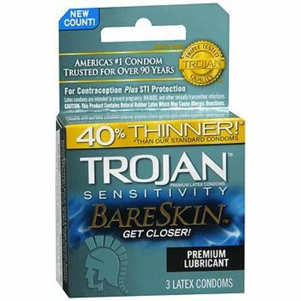 Trojan Sensitivity Bareskin Condoms