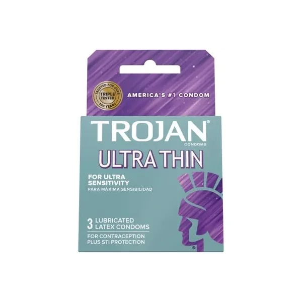 Trojan Sensitivity Ultra Thin 3Pk