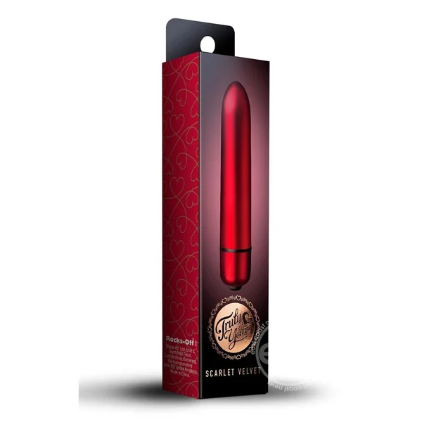Truly Yours Scarlet Velvet Bullet Vibrator - Red