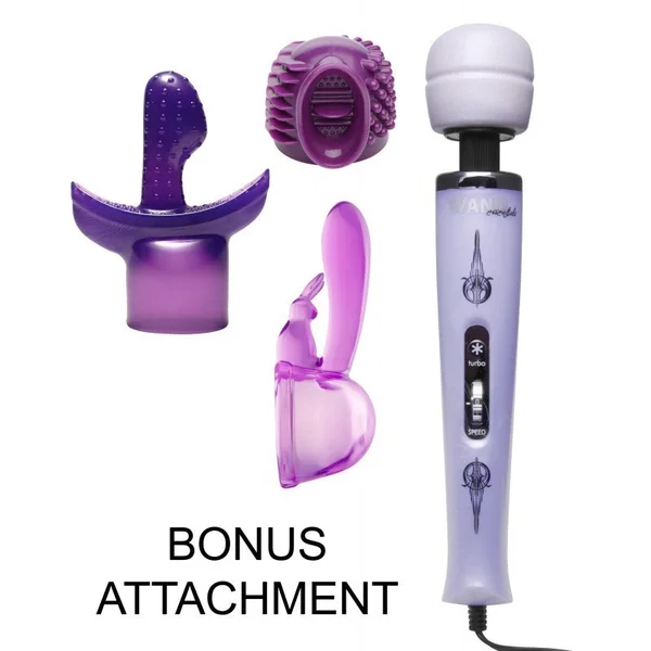 Turbo Pearl Purple Pleasure Wand Kit