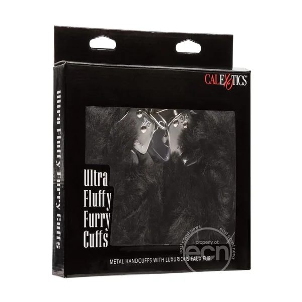 Ultra Fluffy Furry Cuffs - Black