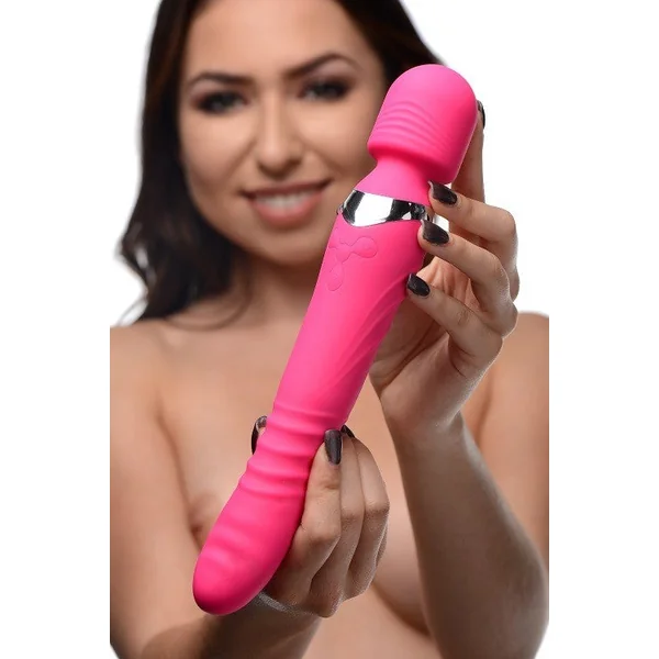 Ultra Thrusting and Vibrating Silicone Wand
